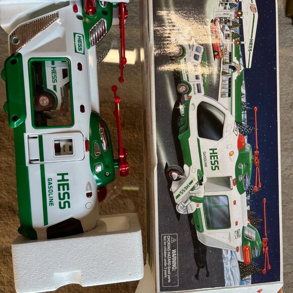2001 Hess Helicopter Toy Set with Motorcycle & Cruiser – Lights & Sounds, NIB - Picture 13 of 16